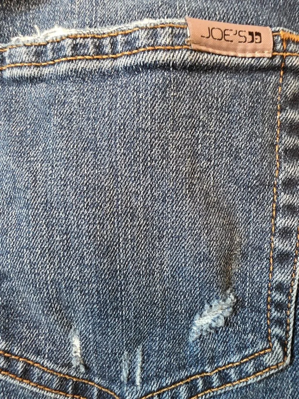 Joe's Jeans Distressed Straight Leg, High-Rise Denim Women's Jeans, Size 28